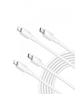 Anker 310 USB-C to Lightning Cable (10 ft 2pack) Blancos | Mexico ULX256380