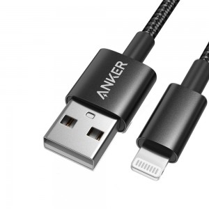 Anker 331 USB-A to Lightning Cable (Nylon) Negros | Mexico WLY510238