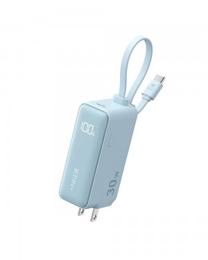 Anker 3-in-1 Power Bank (30W Fusion Built-In USB-C Cable) Azules | Mexico GMO924167
