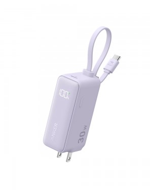 Anker 3-in-1 Power Bank (30W Fusion Built-In USB-C Cable) Morados | Mexico OHF751948