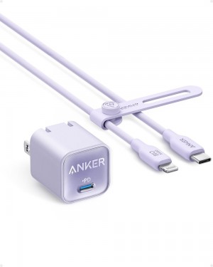 Anker 511 Charger (Nano 3 30W) with 6 ft USB-C to Lightning Cable Morados | Mexico RBW346980