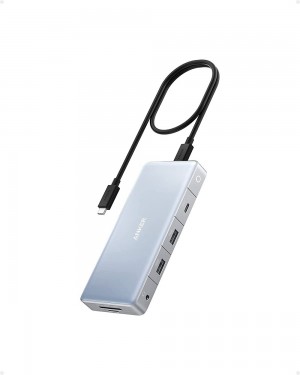 Anker 575 USB-C Hub (12-in-1 Dual HDMI DP) Plateados | Mexico NAB847106