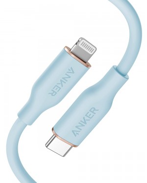 Anker 641 USB-C to Lightning Cable (Flow Silicone) Azules | Mexico PBJ643027