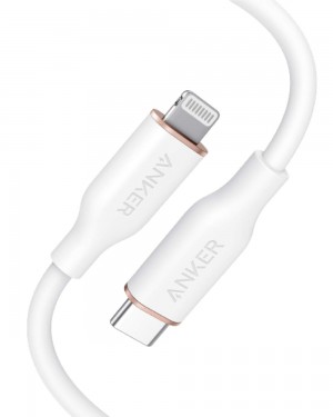 Anker 641 USB-C to Lightning Cable (Flow Silicone) Blancos | Mexico JLO407921