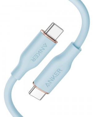 Anker 643 USB-C to USB-C Cable (Flow Silicone) Azules | Mexico QSO718032