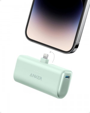 Anker Nano Power Bank (12W Built-In Lightning Connector) Verdes | Mexico UET978621