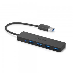 Anker Ultra Slim 4-Port USB 3.0 Data Hub Negros | Mexico FRT629805