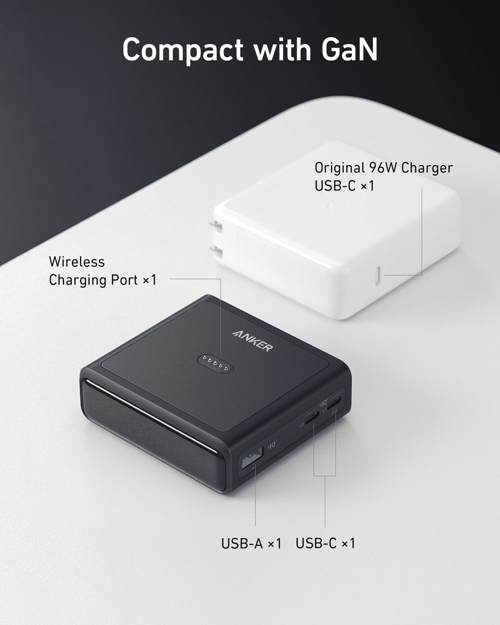 Anker 100W Charging Base for Prime Power Bank Negros | Mexico TRM169042
