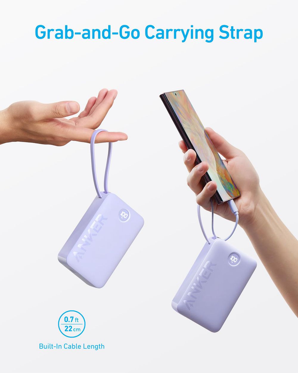 Anker 20000mAh High-Speed 22.5W Power Bank Morados | Mexico EKZ971203