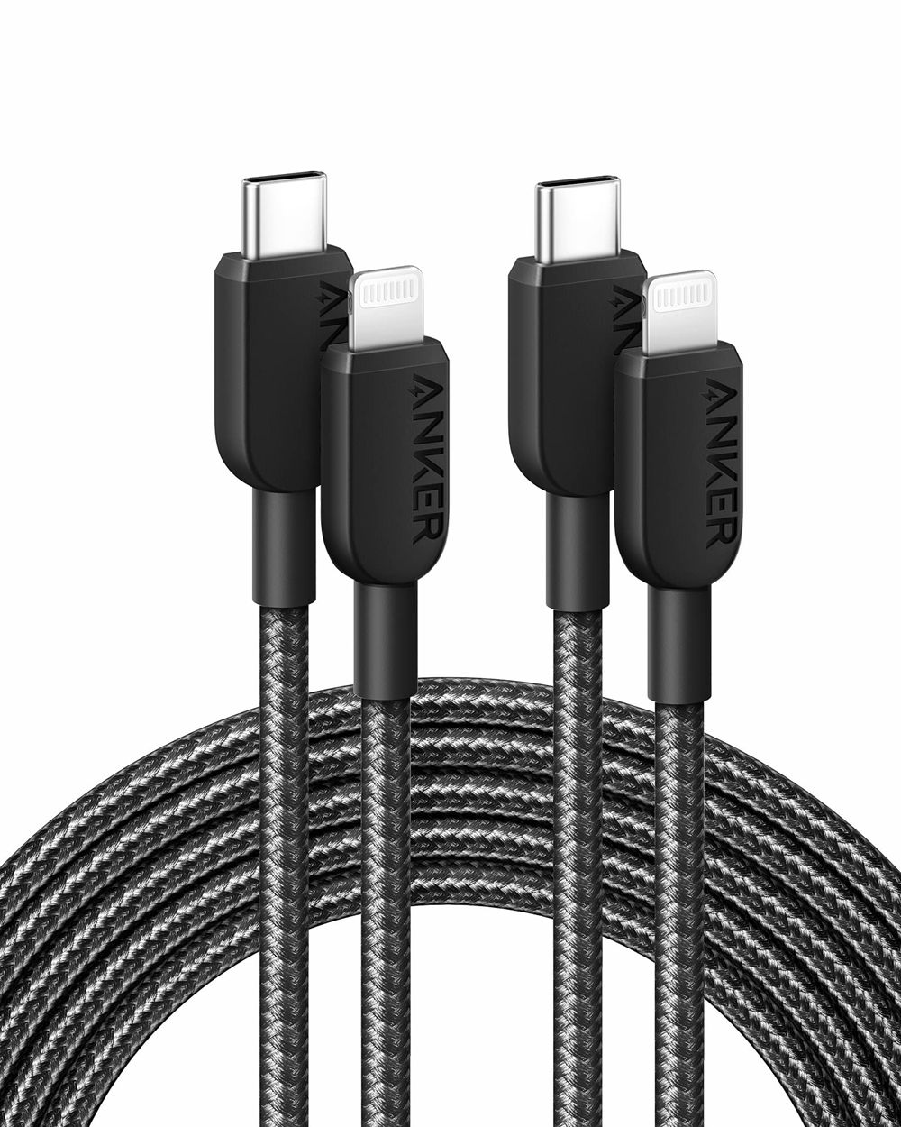 Anker 310 USB-C to Lightning Cable (10 ft / 2-Pack) Negros | Mexico THS072586
