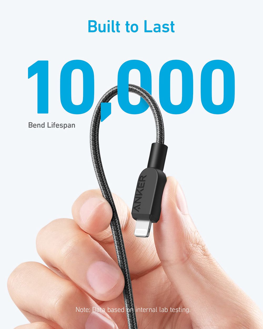 Anker 310 USB-C to Lightning Cable (3 ft / 6 ft /10 ft) Negros | Mexico GZL594063