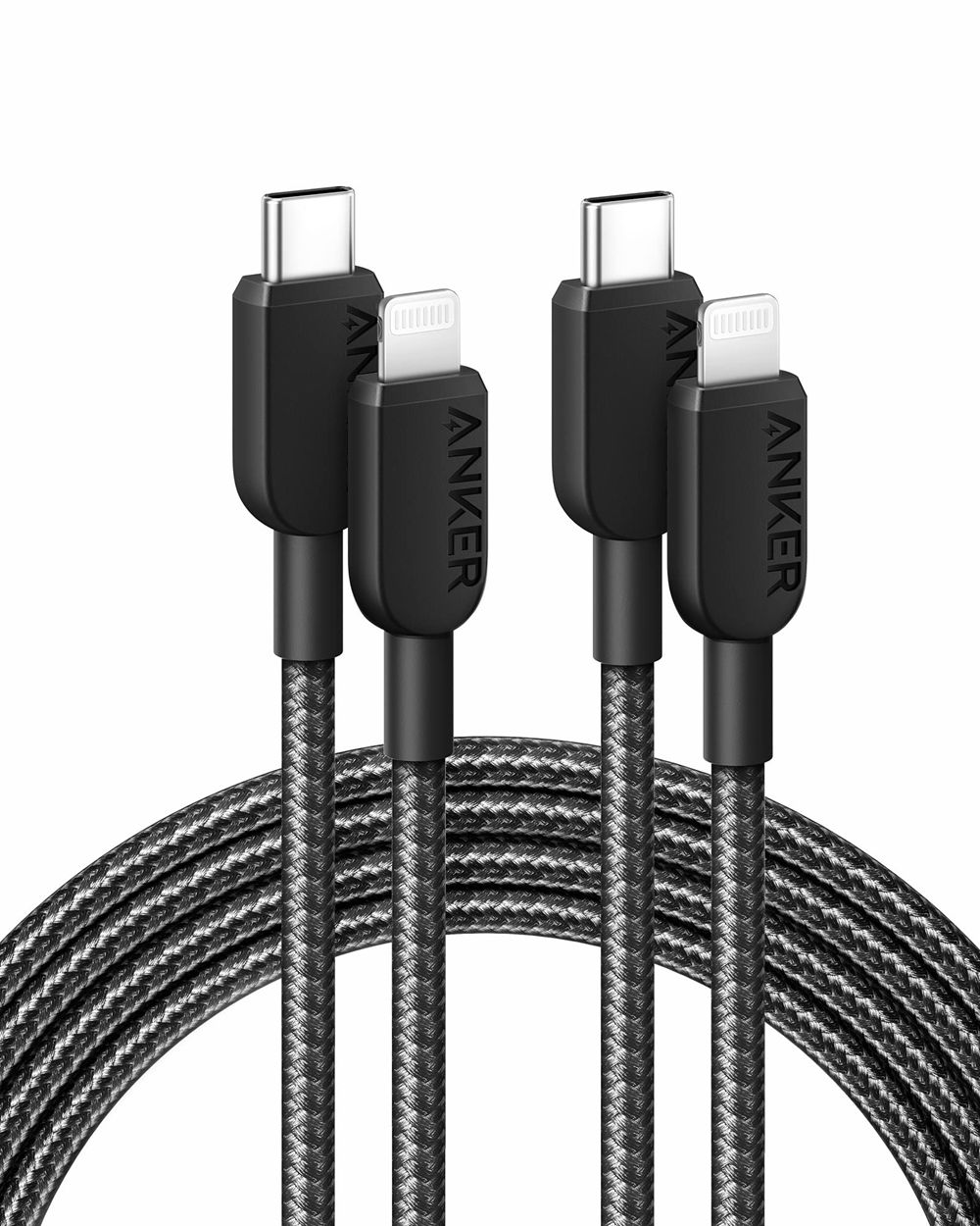 Anker 310 USB-C to Lightning Cable (6 ft/2 pack) Negros | Mexico ODN502916