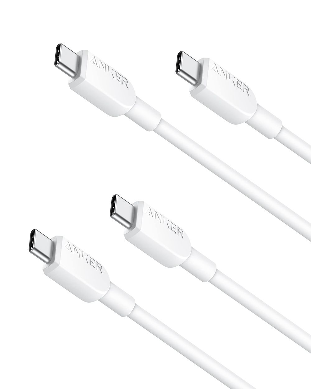 Anker 310 USB-C to USB-C Cable (6 ft/2 pack) Blancos | Mexico CIH435027