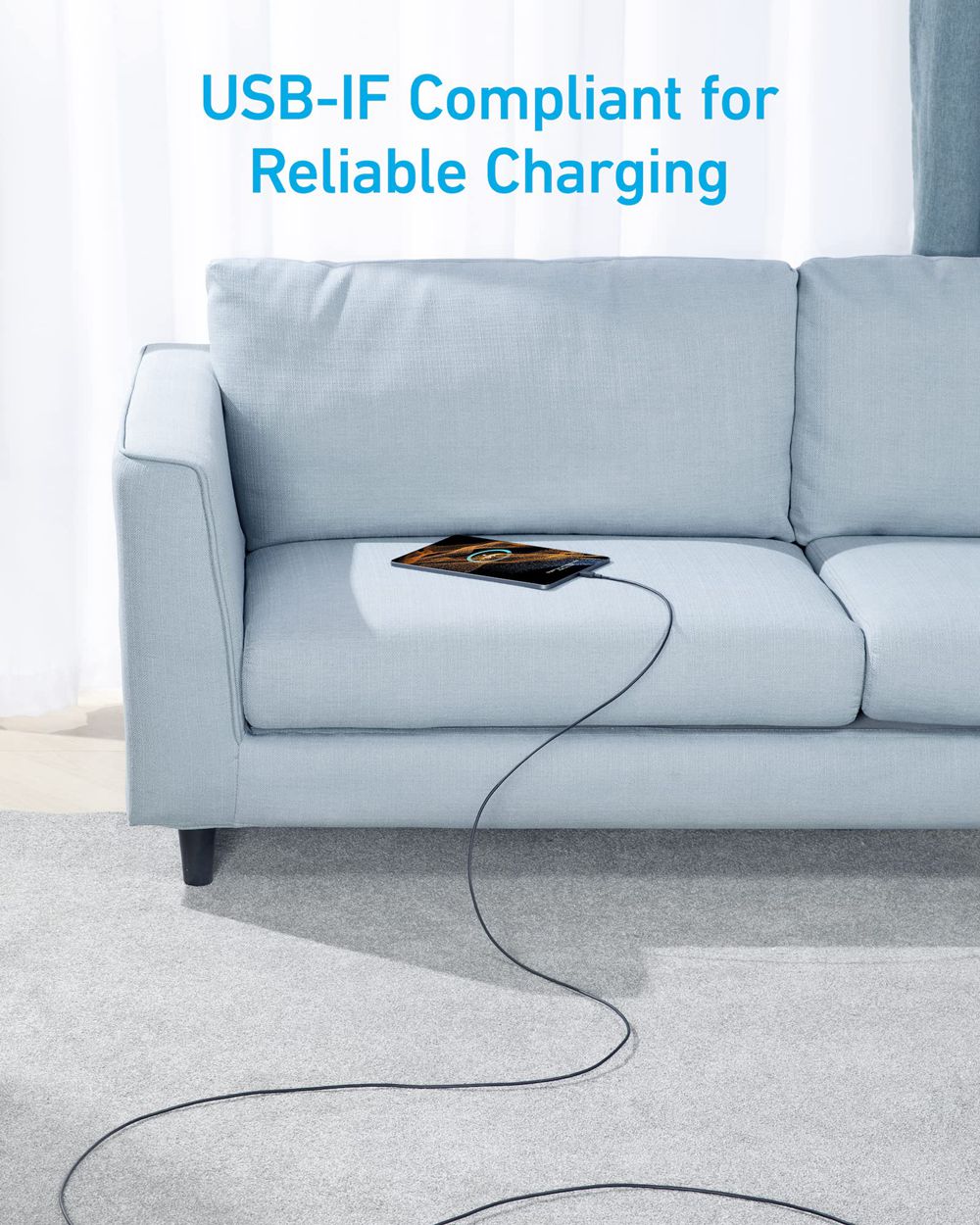 Anker 310 USB C to USB C Cable (10 ft) Negros | Mexico OZJ389261