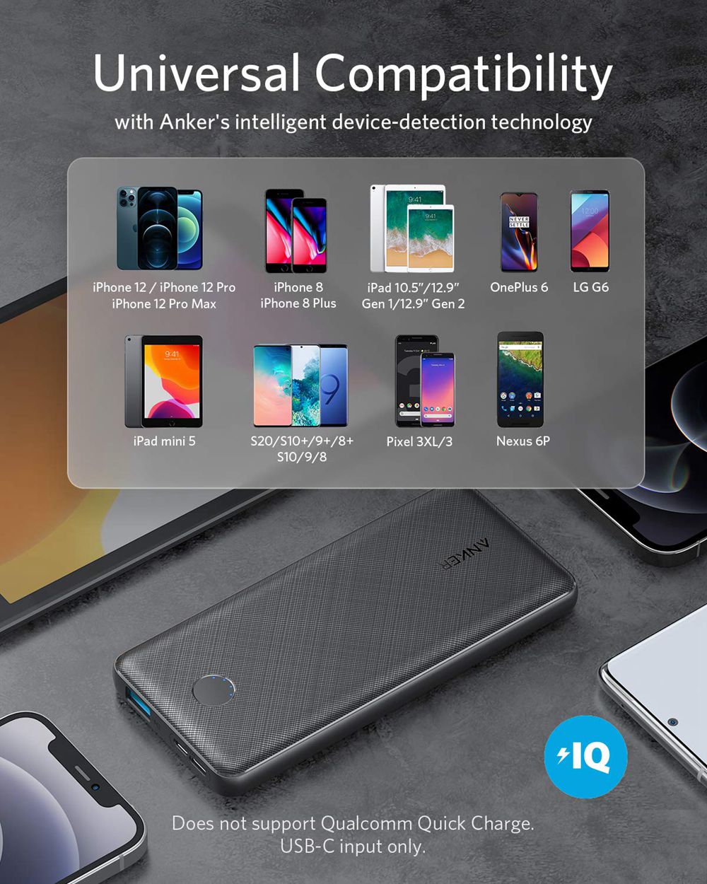 Anker 313 Power Bank (PowerCore 10K) Negros | Mexico NOE751283