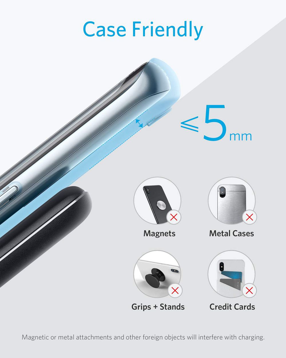 Anker 313 Wireless Charger (Stand) Negros | Mexico UVQ748362