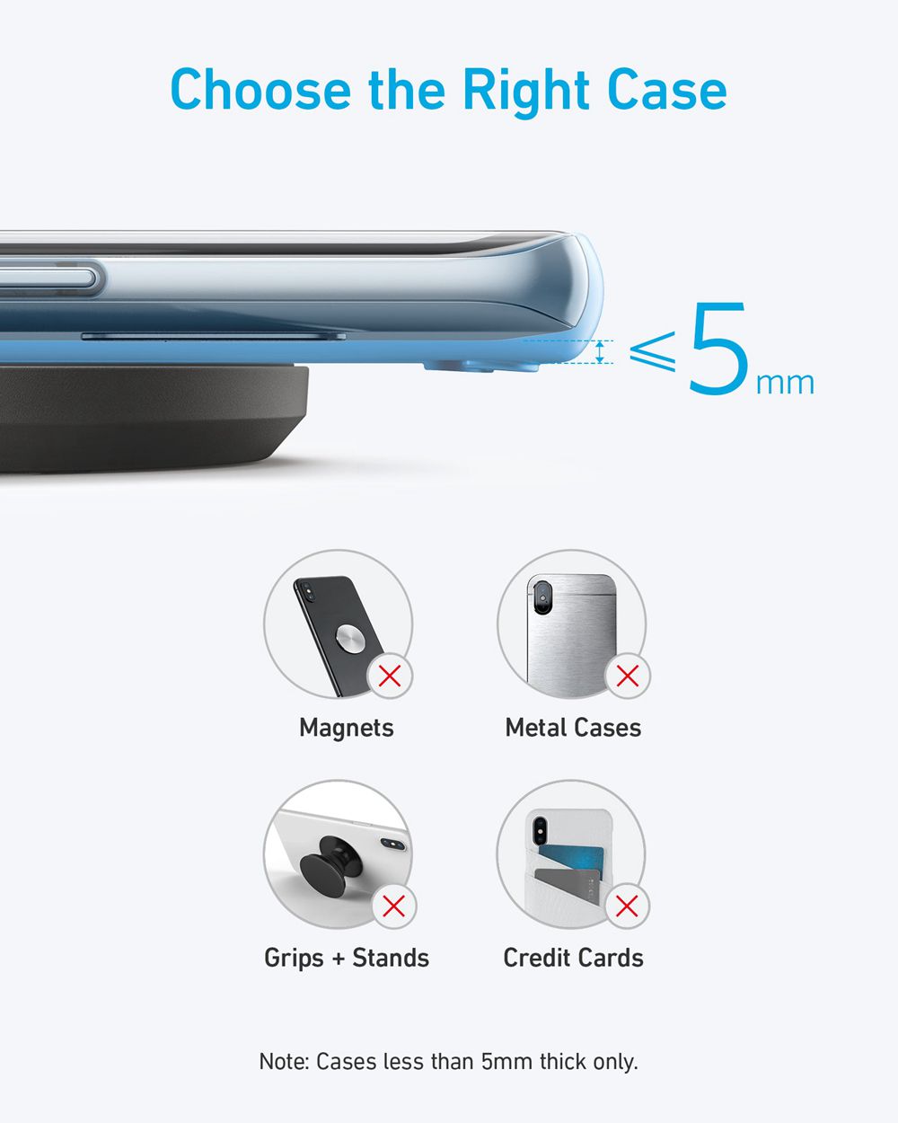 Anker 315 Wireless Charger (Pad) Negros | Mexico DAE623087