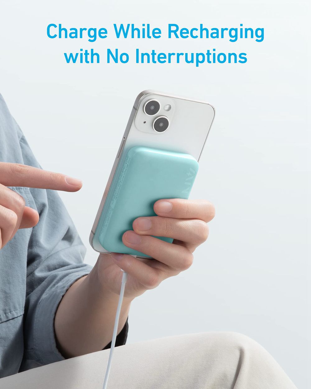 Anker 321 MagGo Battery (PowerCore Magnetic 5K) Verdes | Mexico BWH052863