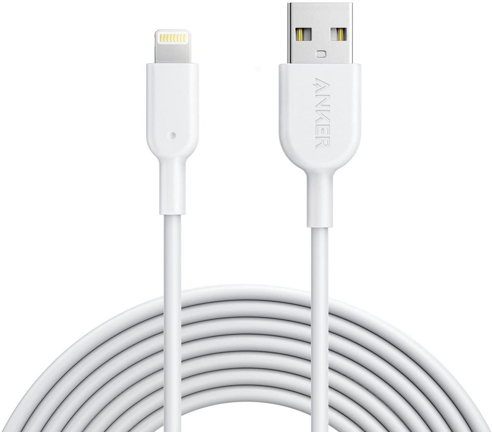 Anker 321 USB-A to Lightning Cable Blancos | Mexico ZPU805614