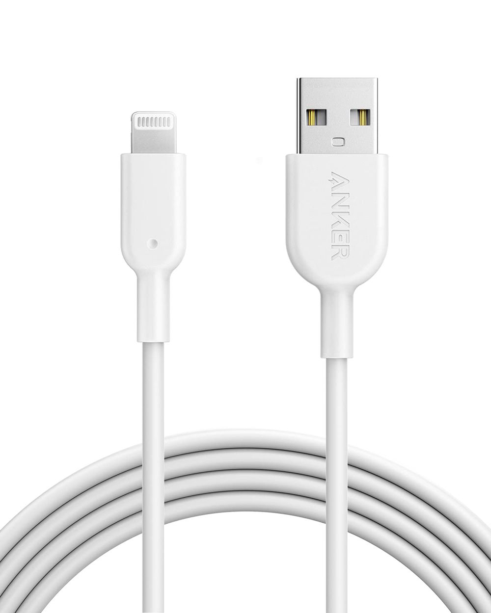 Anker 321 USB-A to Lightning Cable Blancos | Mexico ZPU805614