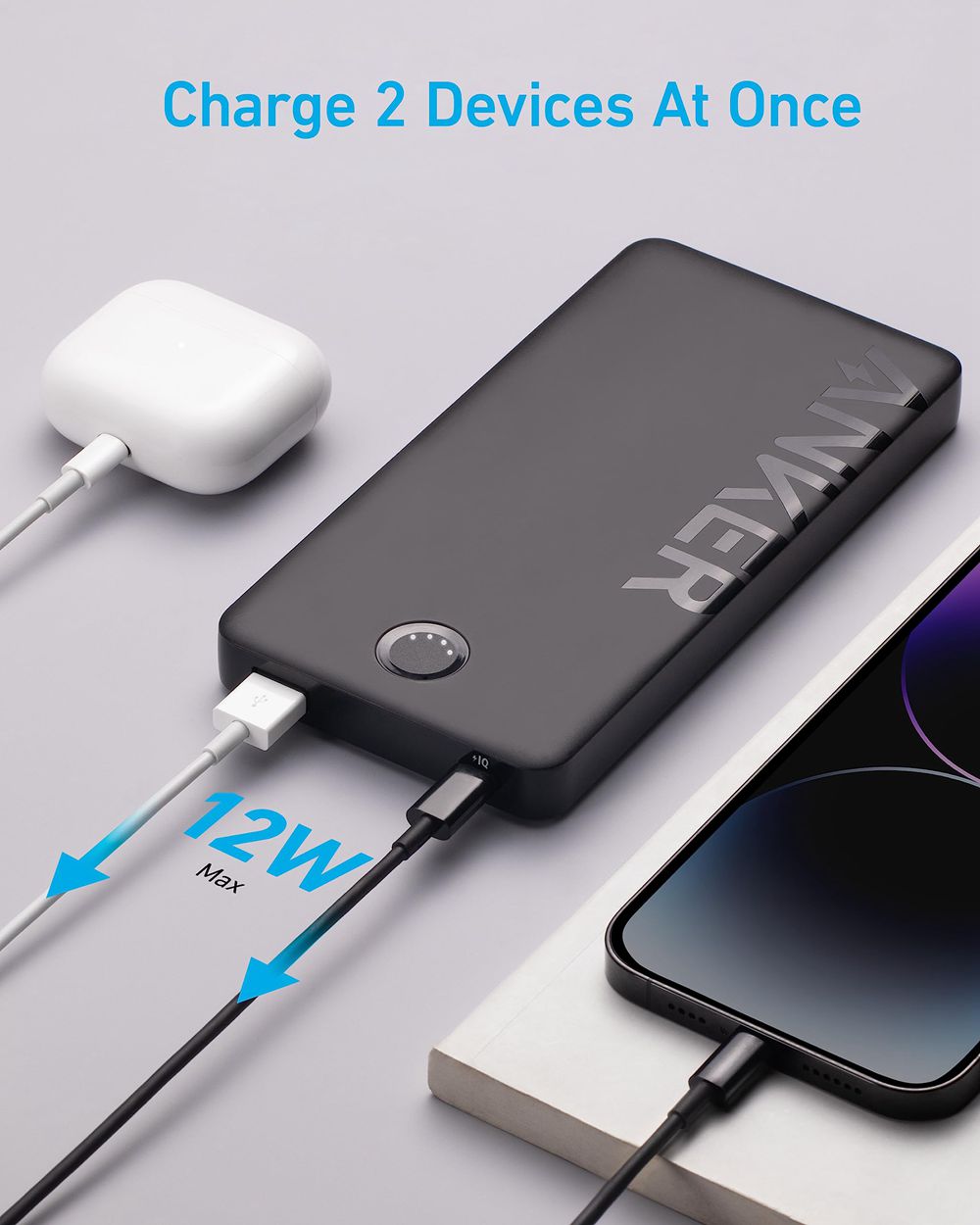 Anker 323 USB-C Power Bank (PowerCore PIQ) Negros | Mexico AGF571806