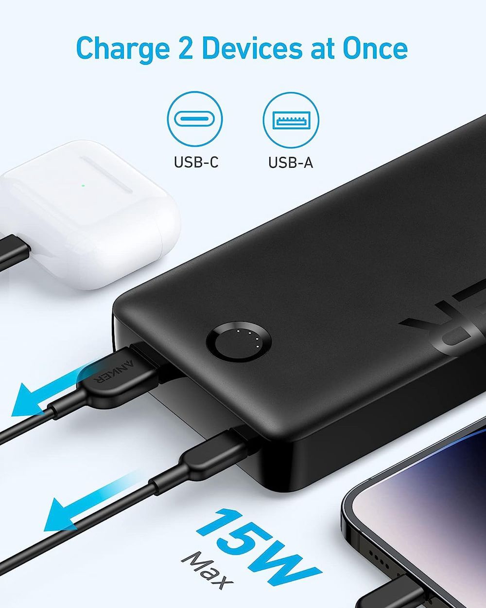 Anker 325 Power Bank (PowerCore 20K II) Negros | Mexico QKY169280