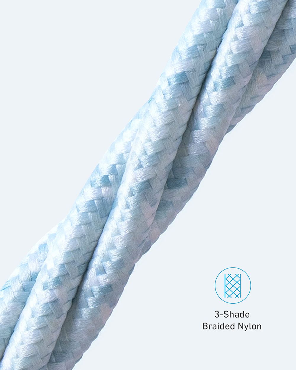 Anker 331 USB-A to Lightning Cable (Nylon) Azules | Mexico OSI697108