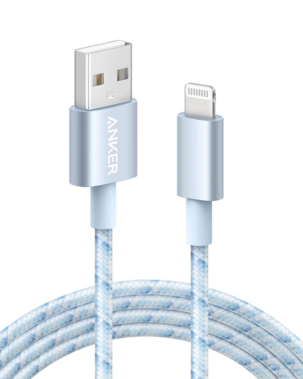 Anker 331 USB-A to Lightning Cable (Nylon) Azules | Mexico OSI697108