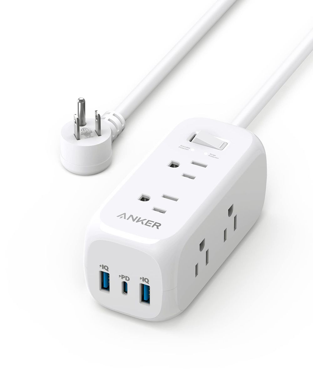 Anker 332 USB Power Strip Blancos | Mexico FPH571089