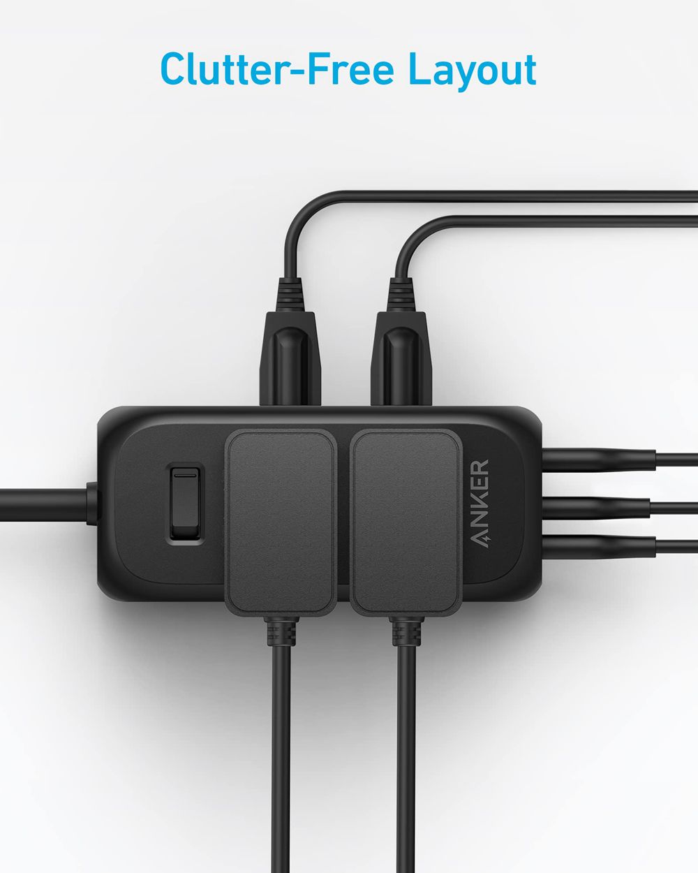 Anker 332 USB Power Strip Negros | Mexico ZSL360812