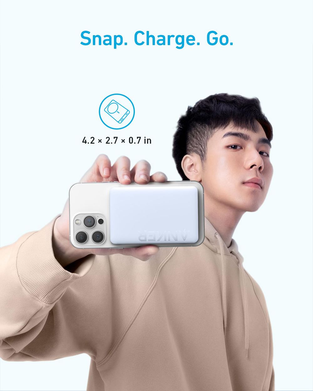 Anker 334 MagGo Battery (PowerCore 10K) Azules | Mexico FMZ795408