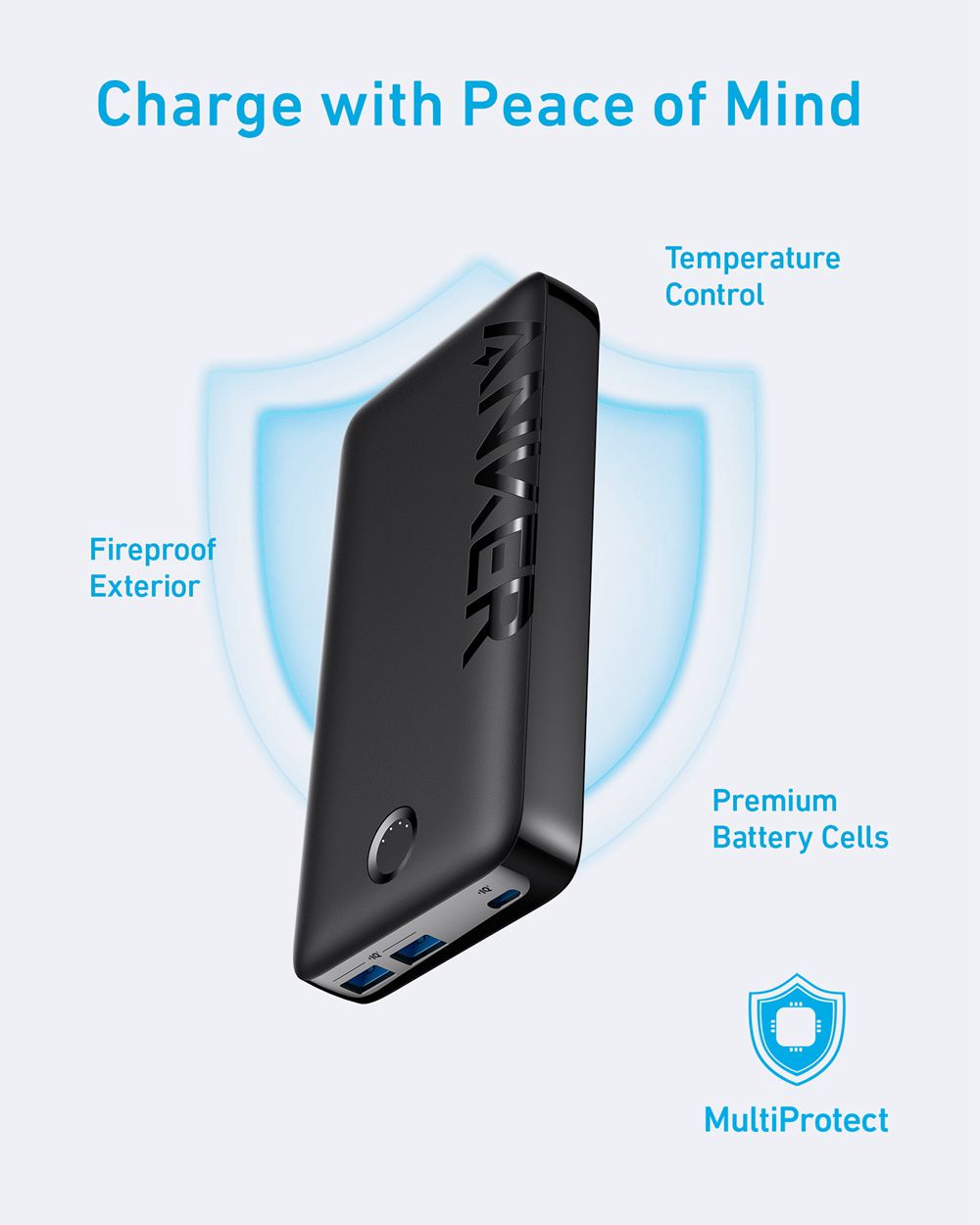 Anker 335 Power Bank (PowerCore 20K) Negros | Mexico BAW128037