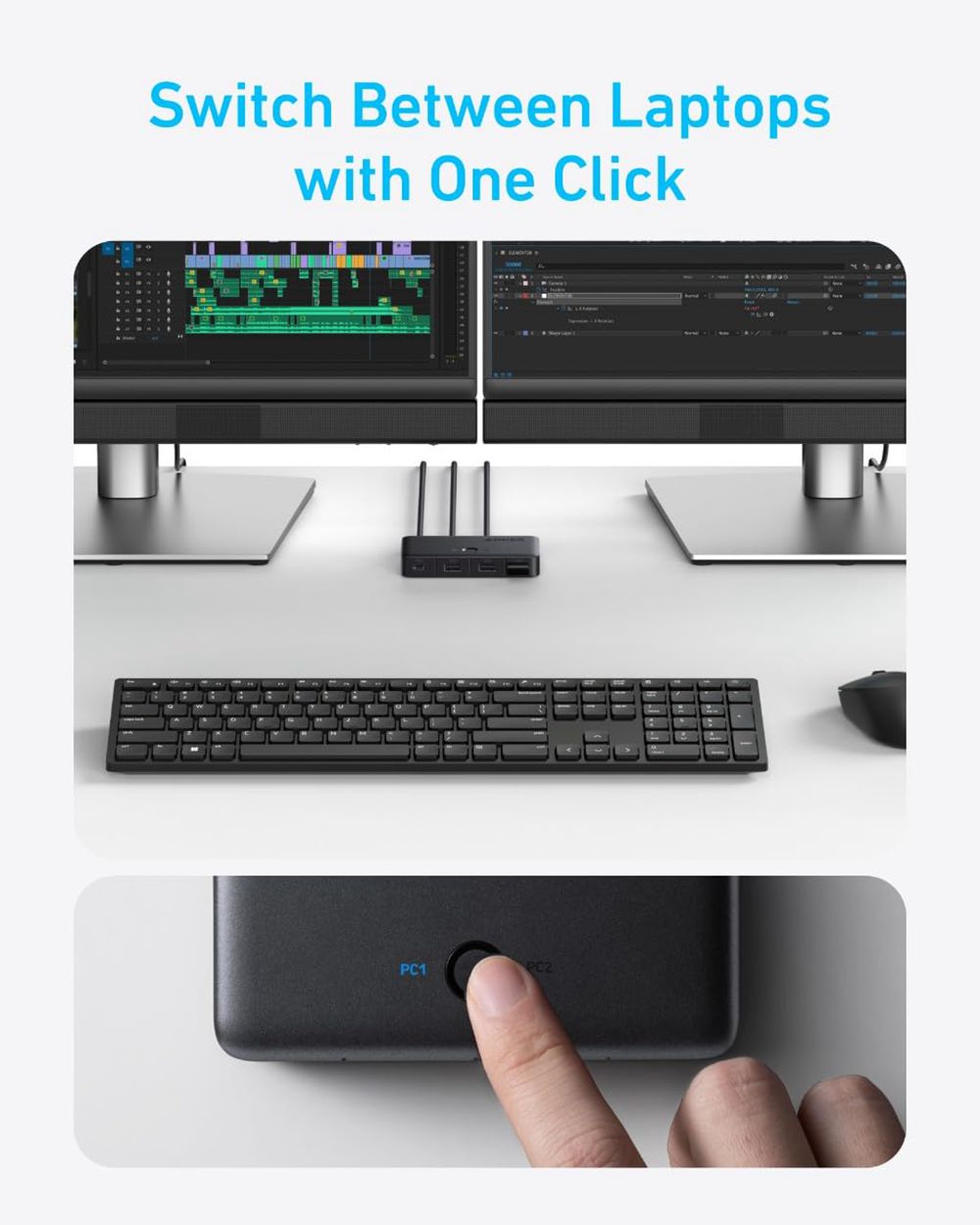 Anker 335 Wireless Charger (3-in-1 Station) Negros | Mexico UIV732519