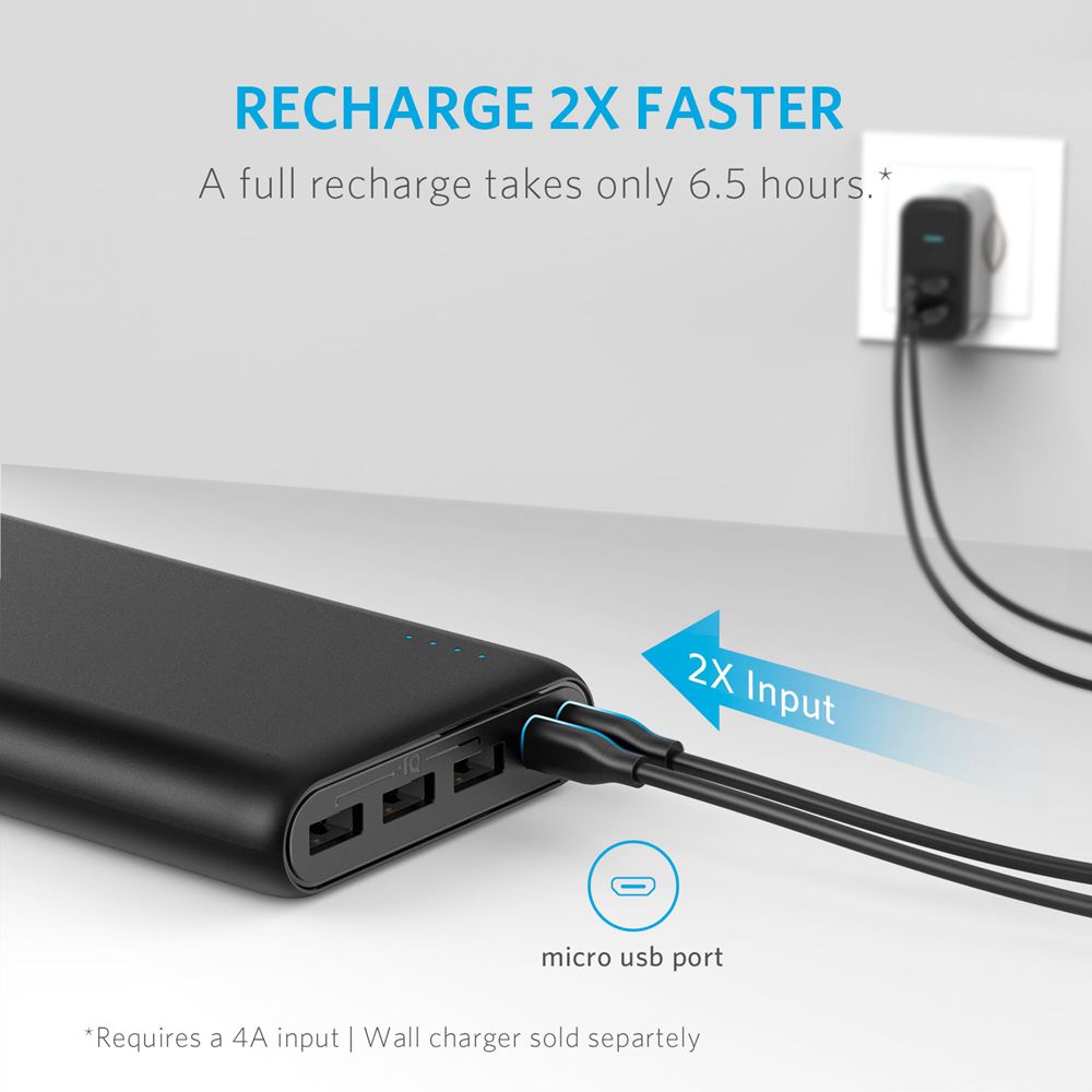 Anker 337 Power Bank (PowerCore 26K) Negros | Mexico TRK629107
