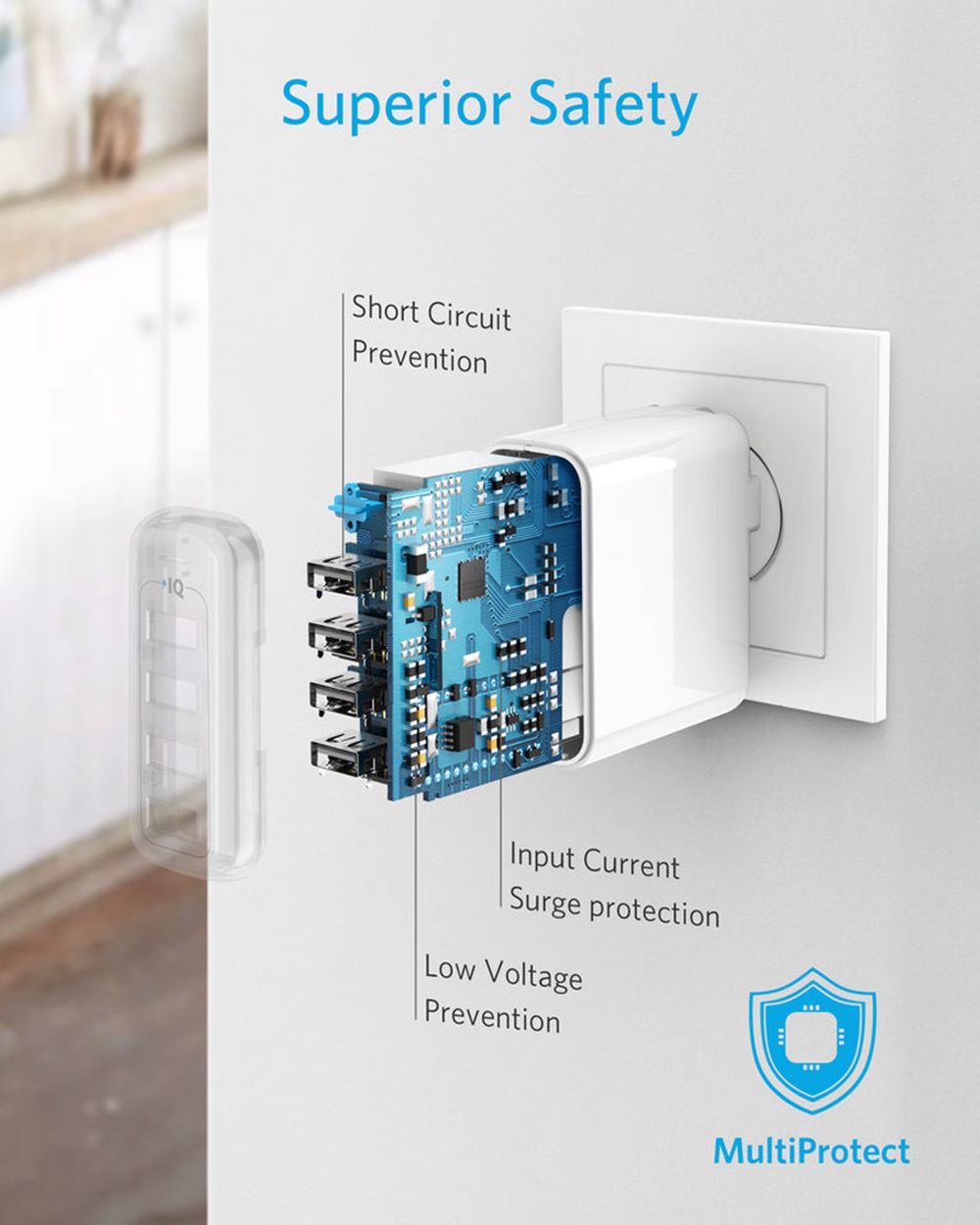 Anker 340 Charger (40W) Blancos | Mexico QGL872195