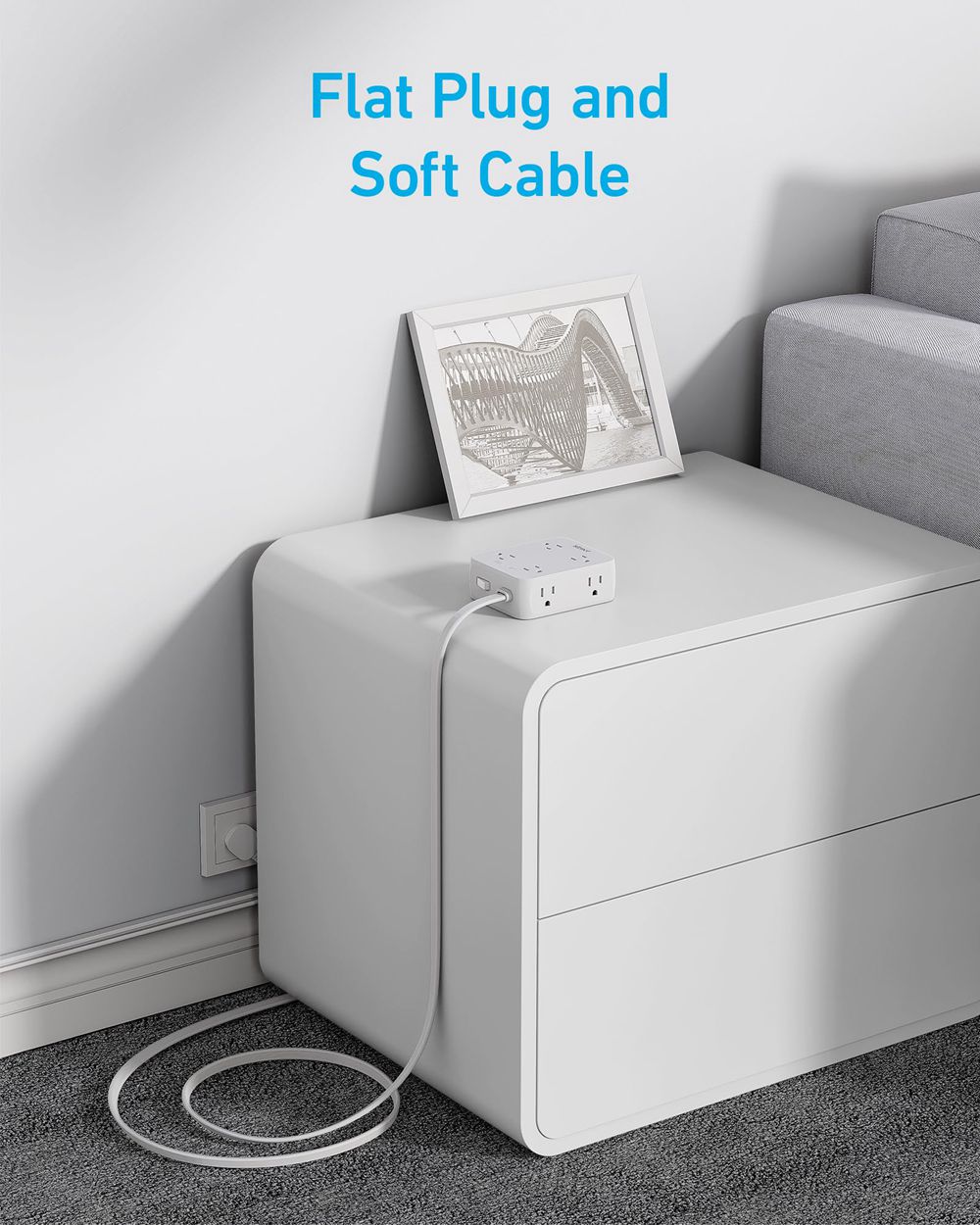 Anker 341 USB Power Strip Blancos | Mexico JTG375296