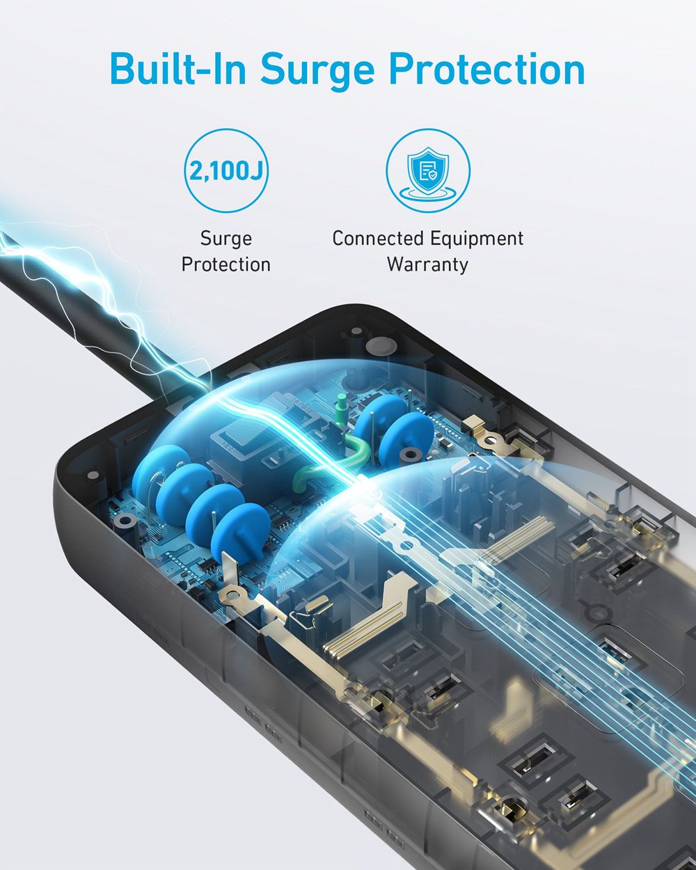 Anker 351 Power Strip Negros | Mexico VFI478916