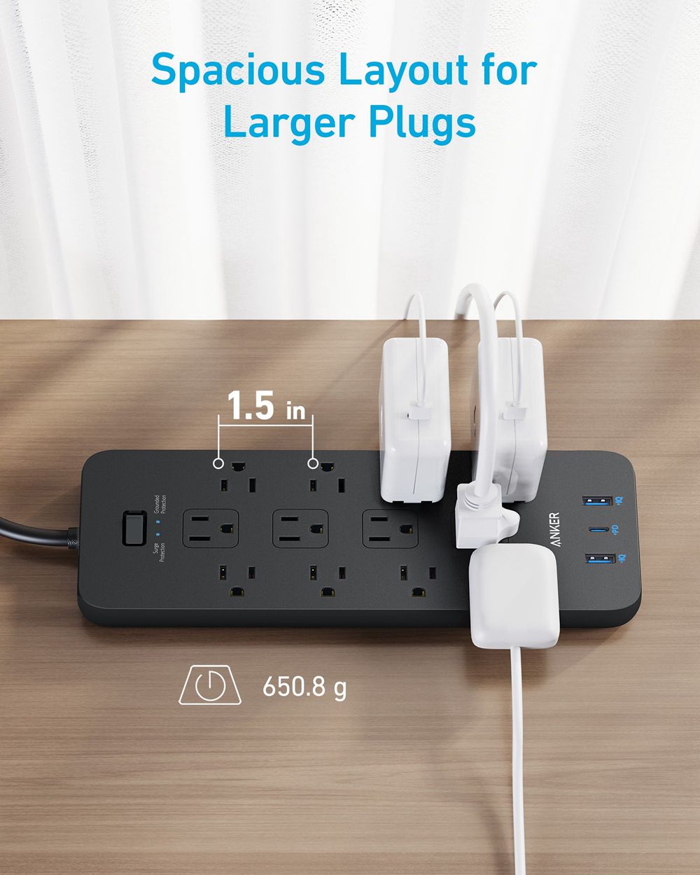 Anker 351 Power Strip Negros | Mexico VFI478916