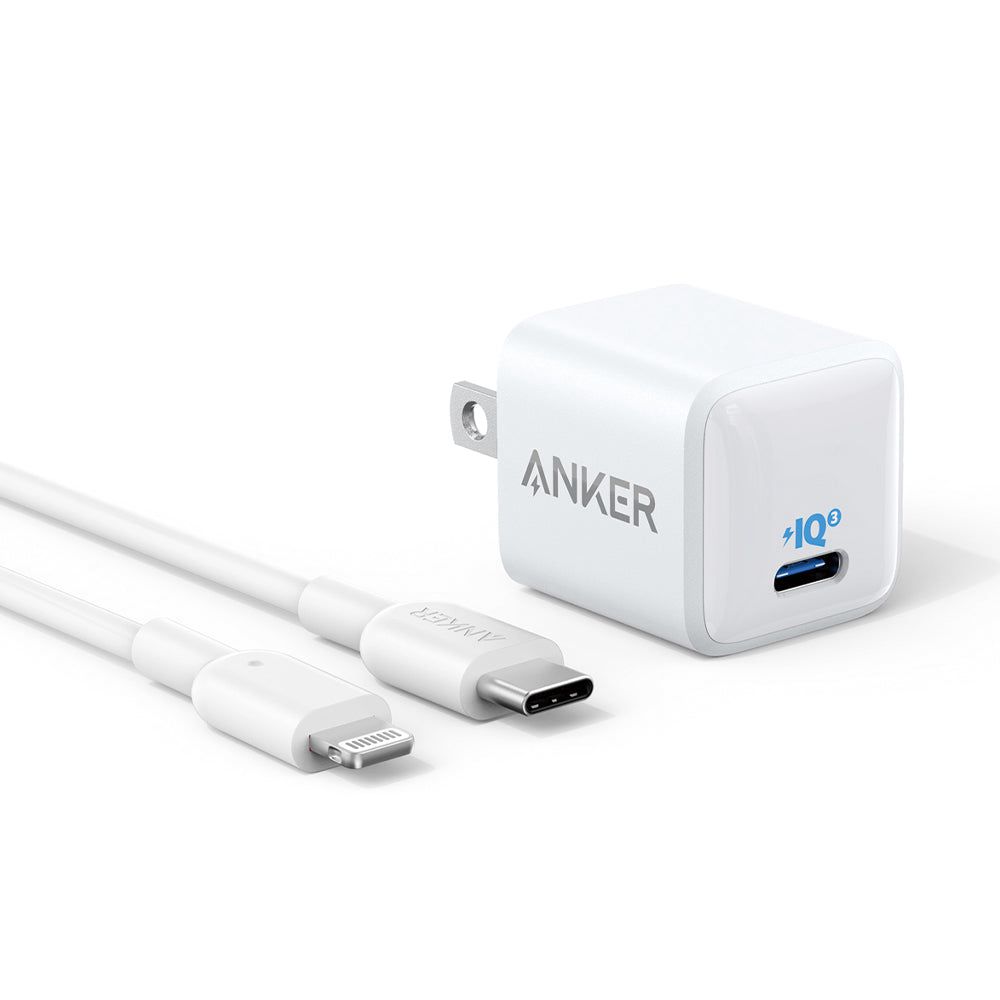 Anker 511 Charger (Nano) with USB-C to Lightning Cable Blancos | Mexico LNB860725