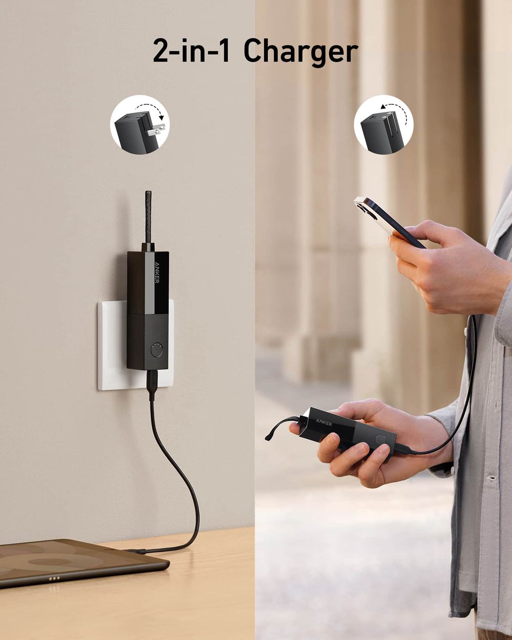 Anker 511 Power Bank (PowerCore Fusion 5K) Negros | Mexico FDK935104