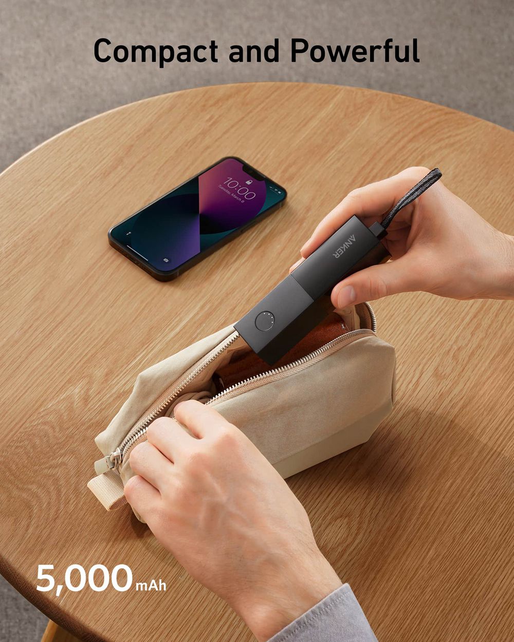 Anker 511 Power Bank (PowerCore Fusion 5K) Negros | Mexico FDK935104