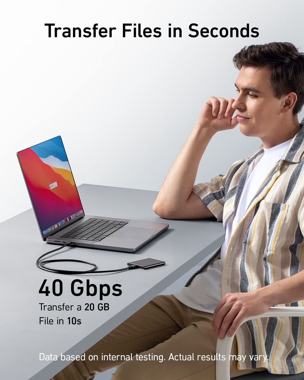 Anker 515 USB-C to USB-C Cable (USB4) Negros | Mexico JZV837160