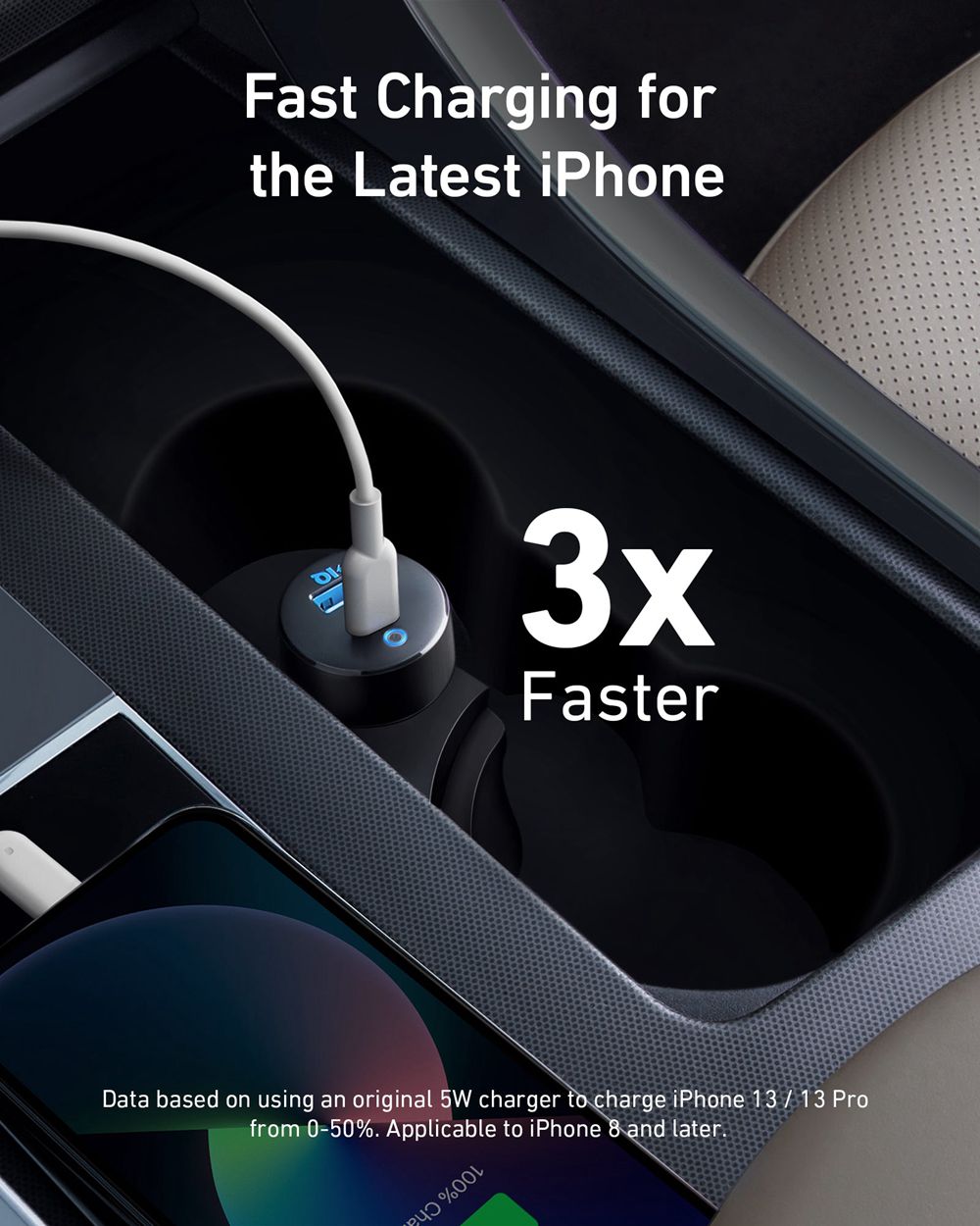 Anker 521 Car Charger (32W) Negros | Mexico NMR104536