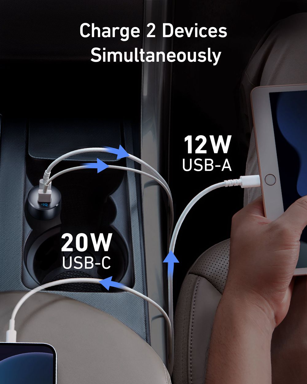 Anker 521 Car Charger (32W) Negros | Mexico NMR104536