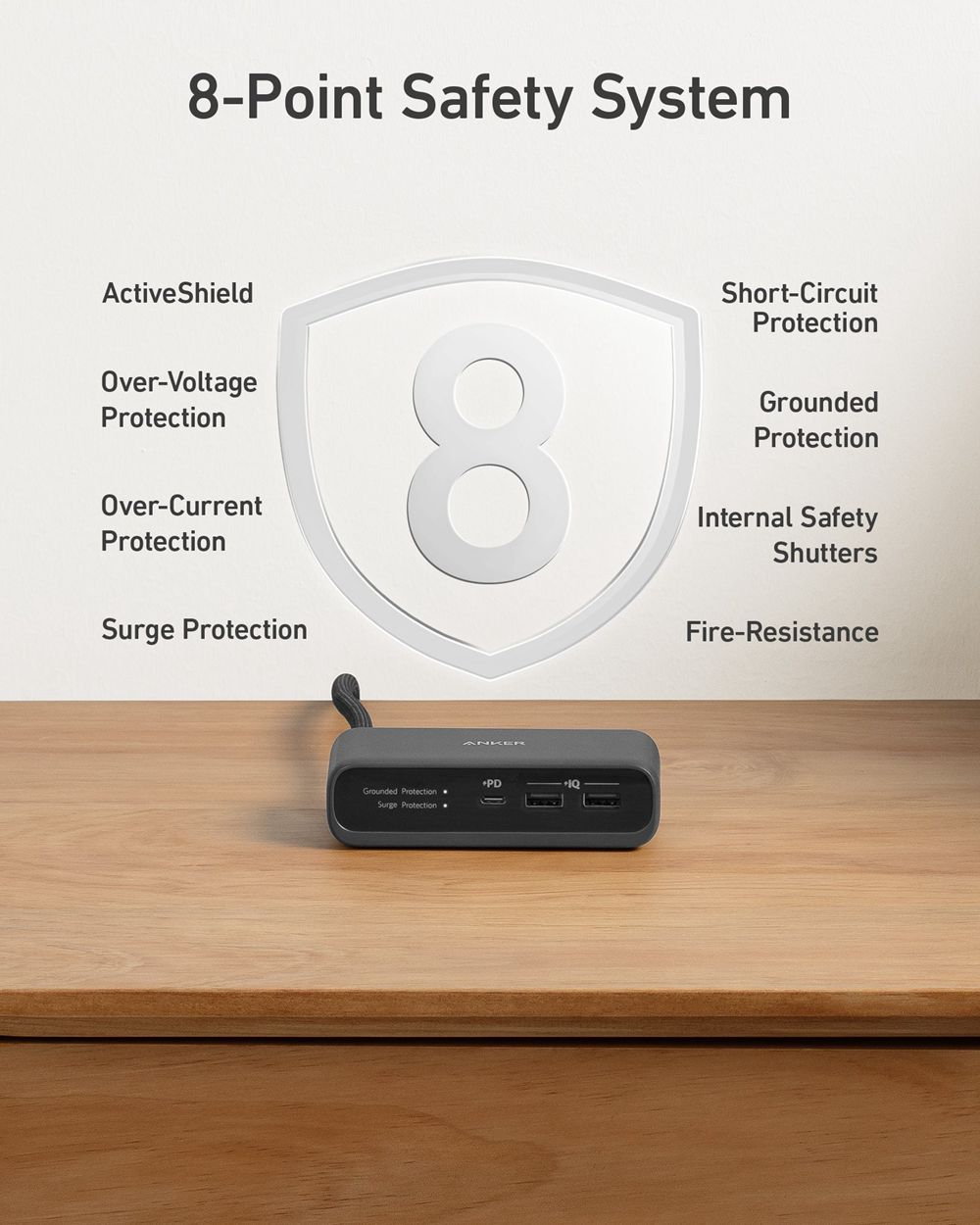 Anker 521 Power Strip Negros | Mexico SME103475