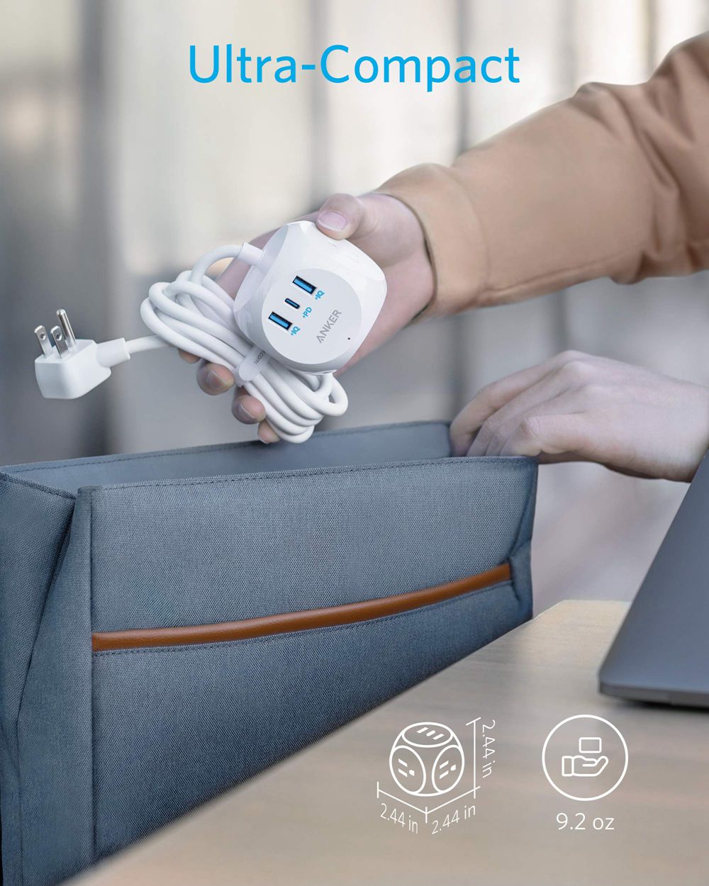 Anker 524 Power Strip Blancos | Mexico ERI481265