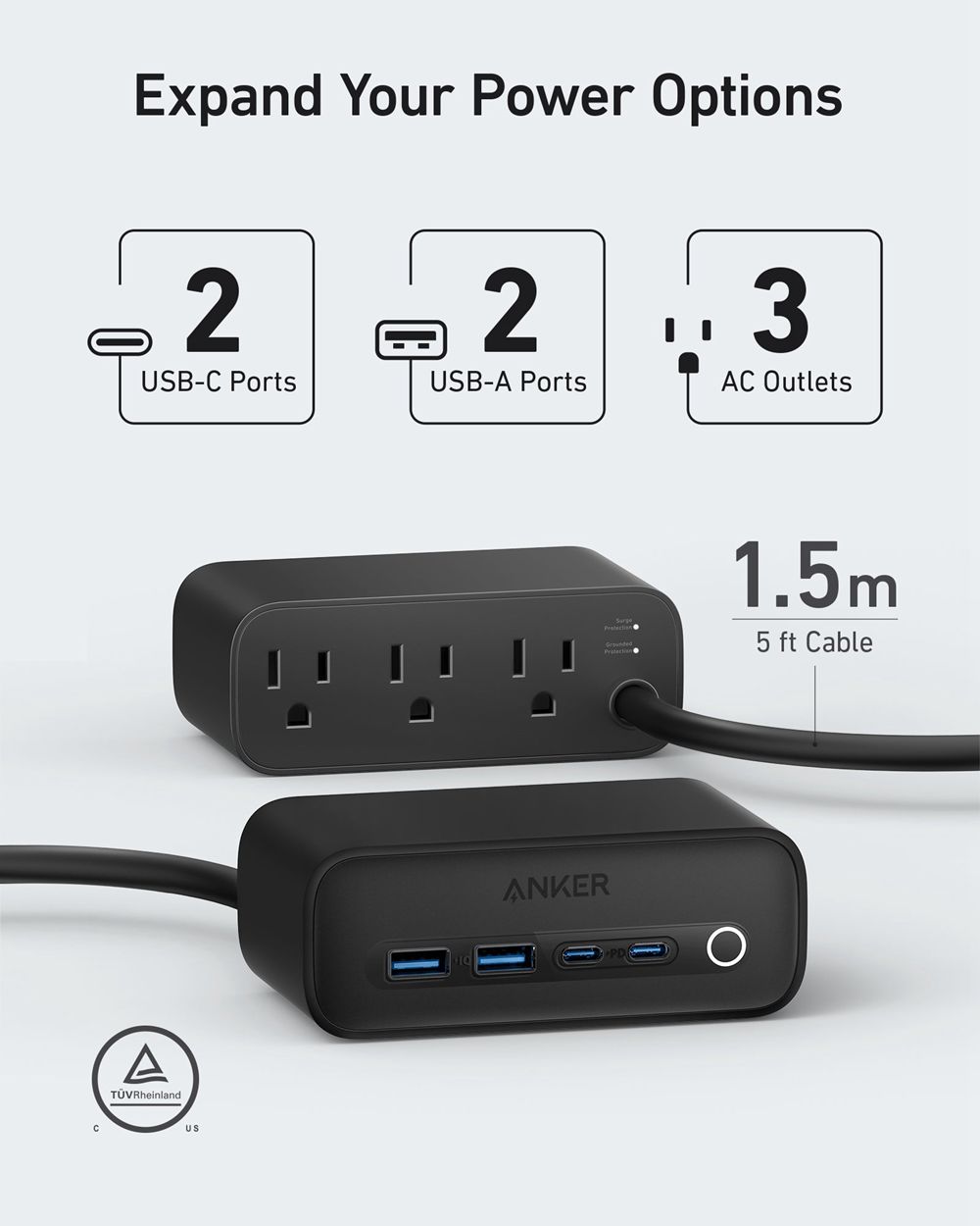 Anker 525 Charging Station Negros | Mexico FTU964053