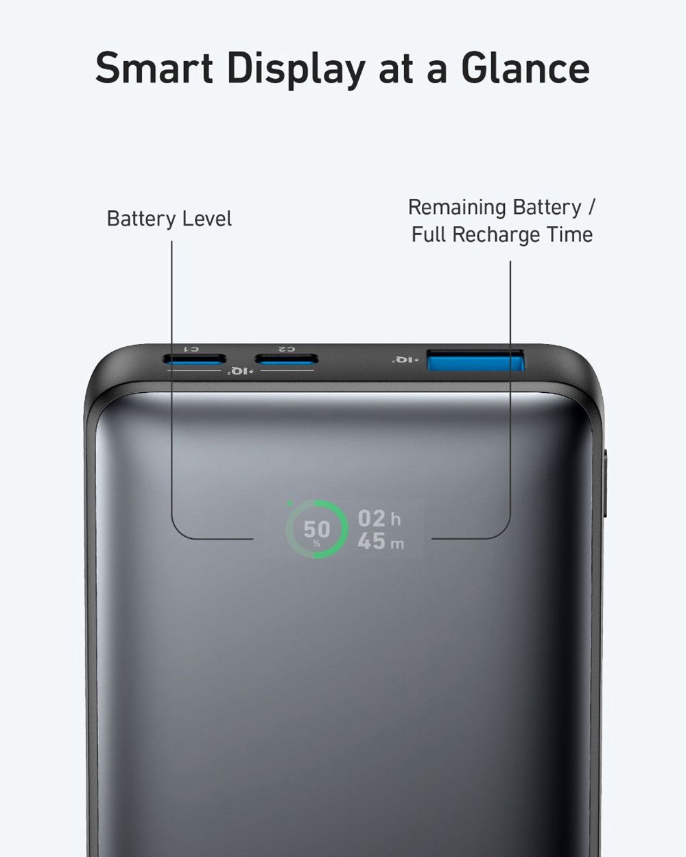 Anker 533 Power Bank (PowerCore 25W) Negros | Mexico YIU876123