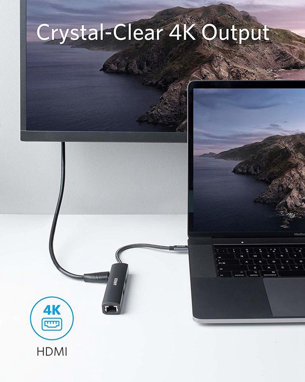 Anker 533 USB-C Hub (5-in-1 Slim) Grises | Mexico LXN380195