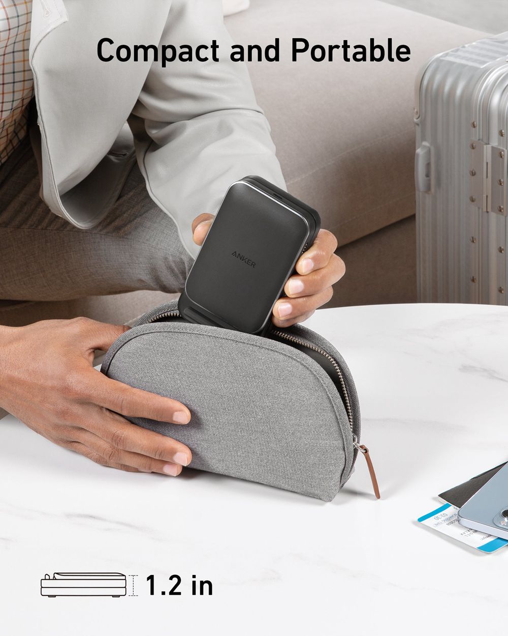 Anker 533 Wireless Charger (3-in-1 Stand) Negros | Mexico VEU497106